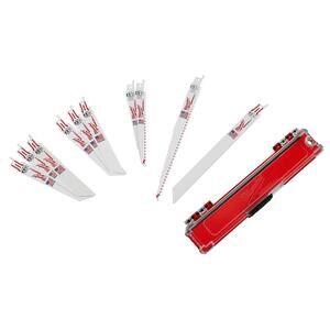 NWT MILWAUKEE'S Recip Saw Blade Set,TPI 14, 24, 5, 18, 5, White